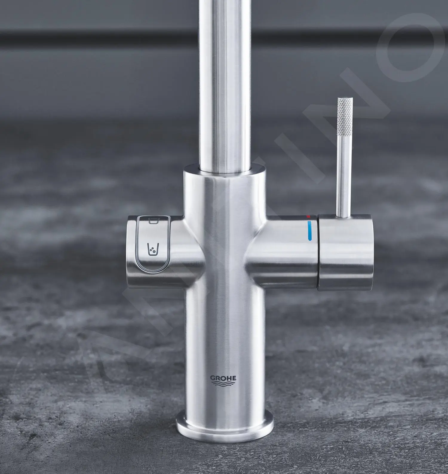 Grohe Blue Home - Miscelatore Connected Per Lavello, Con Sistema Di Filtraggio E Raffreddamento, Supersteel 31455DC1 9 Grohe Blue Home - Miscelatore Connected Per Lavello, Con Sistema Di Filtraggio E Raffreddamento, Supersteel 31455DC1 - immagine 9