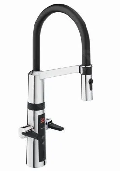 Hansa Fit - Miscelatore Elettronico Hybrid Da Lavello, Touchless, Nero/cromo 65252213 -Vendite Accessori per Cucina ba7addeacddfdb0271b972a6