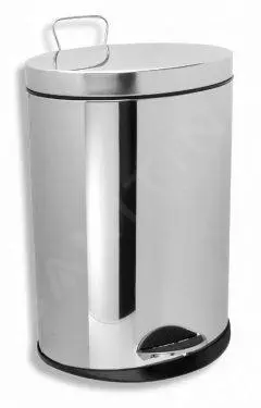 Novaservis Accessori Bagno - Pattumiera Circolare 5 L, Cromo 6160,0