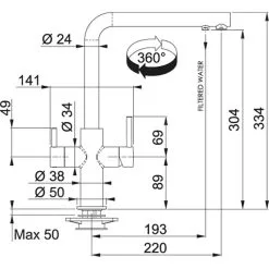 Franke Rubinetteria - Miscelatore Monocomando Da Lavello FN 0689.031, Cromo 115.0370.689 -Vendite Accessori per Cucina be27c7088da9537cf5374eae