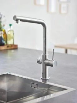 Grohe Blue Home - Miscelatore Per Lavello, Con Sistema Di Filtraggio E Raffreddamento, Supersteel 31454DC1 -Vendite Accessori per Cucina c7ee264cca643c0cb55e01b0