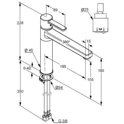 Kludi Zenta - Miscelatore Monocomando Per Lavello, Bianco/cromato 389739175 -Vendite Accessori per Cucina c926d56da48f3a67b2a7e1c8