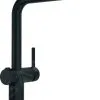 Franke Active - Miscelatore Da Lavello FN 5350.901, Con Comando Di Scarico Twist, Nero Opaco 115.0669.768