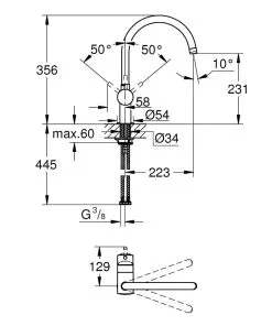 Grohe Minta - Miscelatore Da Lavello, Cromo 30345000 -Vendite Accessori per Cucina cc706adf2383a45da9fe2ae8