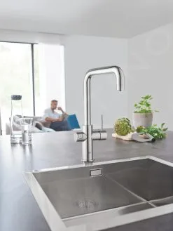 Grohe Blue Home - Miscelatore Connected Per Lavello, Con Sistema Di Filtraggio E Raffreddamento, Cromato 31456001 -Vendite Accessori per Cucina cd14f505991c4e94b87487c2