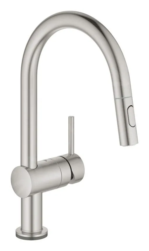 Grohe MintaTouch - Miscelatore Elettronico Per Lavello Con Doccetta Estraibile, Supersteel 31358DC2 -Vendite Accessori per Cucina ce63d674f7d721c72b2f3214