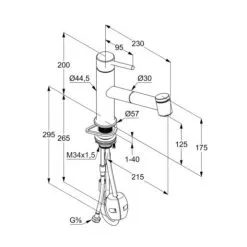 Kludi Steel - Miscelatore Da Lavello Con Doccetta Estraibile, Acciaio Spazzolato 44851F860 -Vendite Accessori per Cucina cf947a8006d34695f5d1cbee