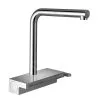 Hansgrohe M81 - Miscelatore Da Lavello Aquno Select Con Bocca Di Erogazione Estraibile E Getto Doccia Piatto, Cromo 73836000