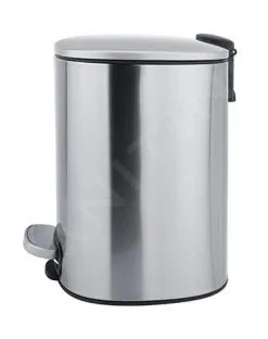 Nimco Pattumiere - Pattumiera 5 L, Acciaio Inox Opaco KOS 9005-10 -Vendite Accessori per Cucina d23ef4a1b224f4a3809f9021