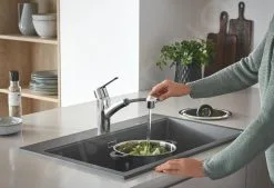 Grohe QuickFix Start - Miscelatore Da Lavello Con Doccetta Estraibile, Cromo 30531001 -Vendite Accessori per Cucina d62d79187e78c9d09e4956d5