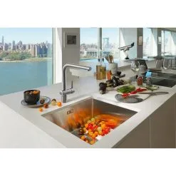 Franke Atlas Neo - Miscelatore Elettronico Da Lavello FC 5489.501, Acciaio Inox 115.0625.489 -Vendite Accessori per Cucina d637c08a282770898624b48a