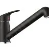Blanco Daras S - Miscelatore Da Lavello Con Bocca Di Erogazione Estraibile, Nero 526153