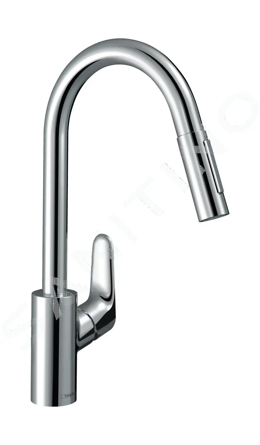 Hansgrohe Focus M41 - Miscelatore Monocomando Per Lavello 240 Con Doccetta Estraibile, Cromato 31815000 1 Hansgrohe Focus M41 - Miscelatore Monocomando Per Lavello 240 Con Doccetta Estraibile, Cromato 31815000