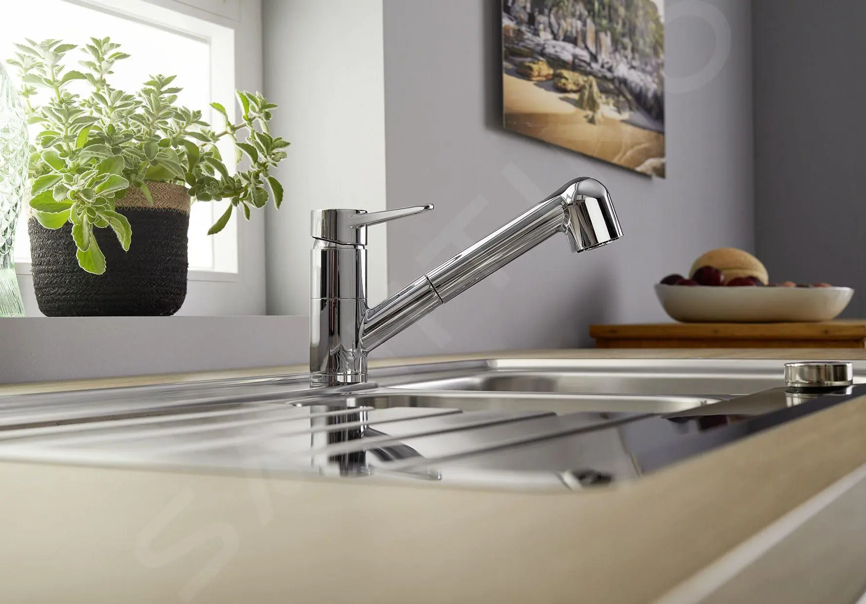 Blanco Wega S - Miscelatore Da Lavello Con Doccetta Estraibile, Cromo 526416 3 Blanco Wega S - Miscelatore Da Lavello Con Doccetta Estraibile, Cromo 526416 - immagine 3