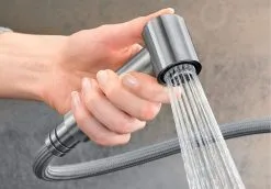 Blanco Ambis S - Miscelatore Da Lavello Con Doccetta Estraibile, Acciaio Inox Spazzolato 523119 -Vendite Accessori per Cucina db0e57ed24e81fa812b75759