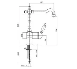 Sapho Kirké Black - Miscelatore Da Lavello, Cromo KI14NC 3 Sapho Kirké Black - Miscelatore Da Lavello, Cromo KI14NC -Vendite Accessori per Cucina db727d19461416e891e1c2a8
