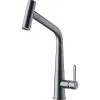 Franke Icon - Miscelatore Da Lavello FG 5188.149 Con Bocca Di Erogazione Estraibile, Acciaio Inox 115.0625.189