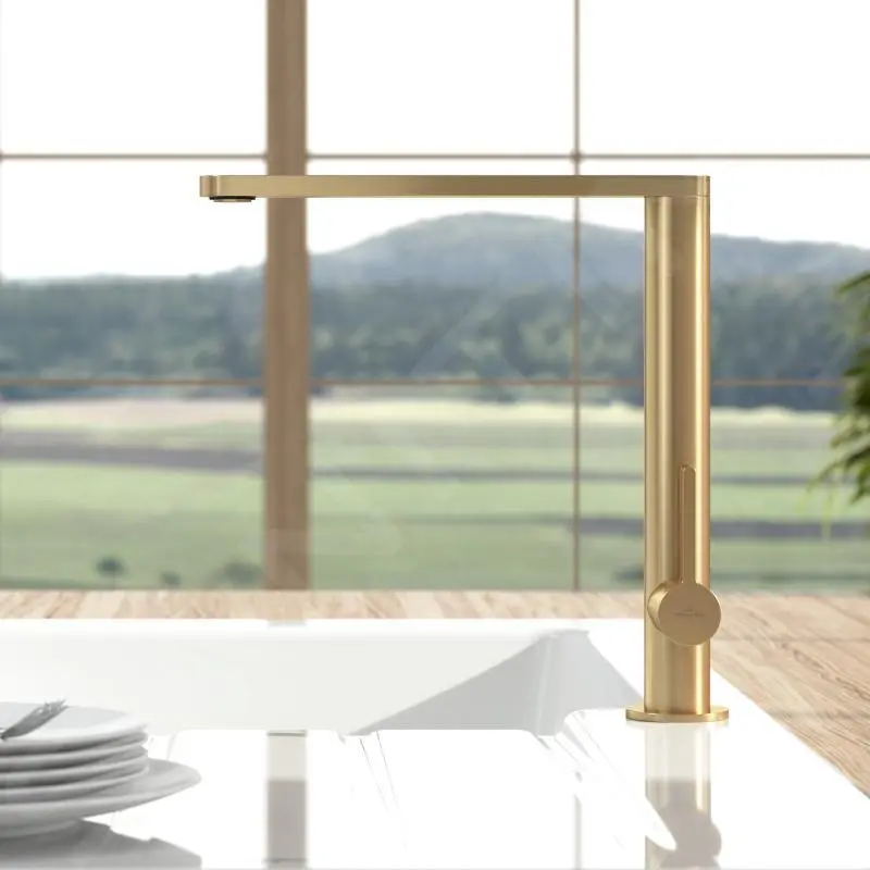 Villeroy & Boch Finera - Miscelatore Da Lavello, Color Oro 92700003 9 Villeroy & Boch Finera - Miscelatore Da Lavello, Color Oro 92700003 - immagine 9