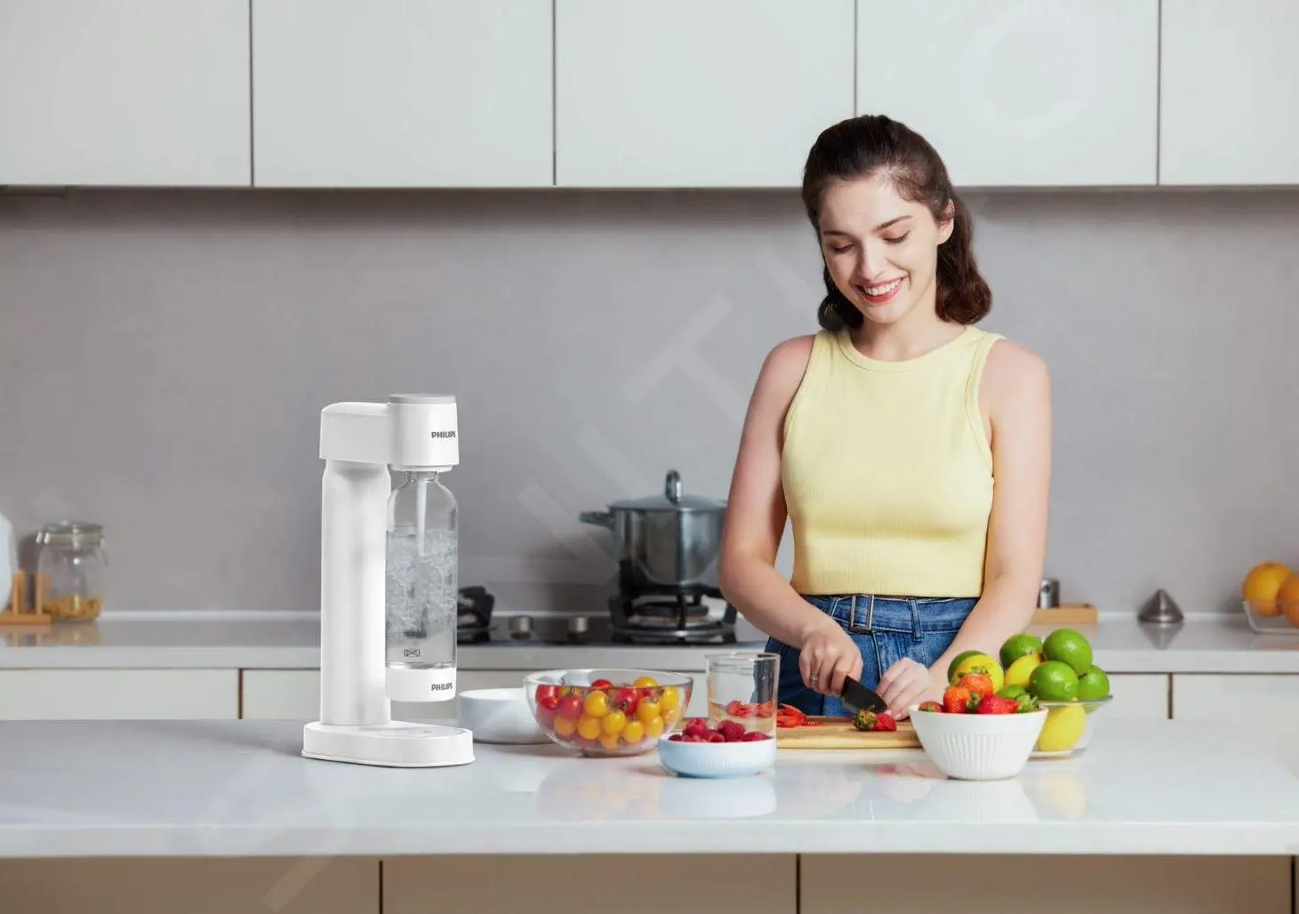 Philips GoZero - Soda Maker Lite Con Accessori, Bianco ADD4901WH/10 10 Philips GoZero - Soda Maker Lite Con Accessori, Bianco ADD4901WH/10 - immagine 10