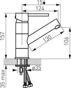 Novaservis Ferro Fiesta - Miscelatore Da Lavello, Cromo BFI2A -Vendite Accessori per Cucina e1ad12a023eaa985dd663174