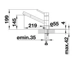 Blanco Kano - Miscelatore Da Lavello, Bianco/cromo 525030 -Vendite Accessori per Cucina e2e345594b48682d71f3557e