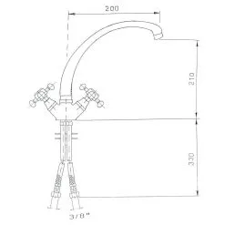 Sapho Reitano Rubinetteria Antea - Miscelatore Da Lavello, Bronzo 3116 -Vendite Accessori per Cucina e4ae33c08e1c089d43743ef0 1