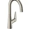 Hansgrohe Talis M51 - Miscelatore Monocomando Per Lavello 220, Simil Inox 72814800