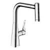 Hansgrohe M71 - Miscelatore Da Lavello Metris Con Doccetta Estraibile, SBox, EcoSmart, Cromo 73823000