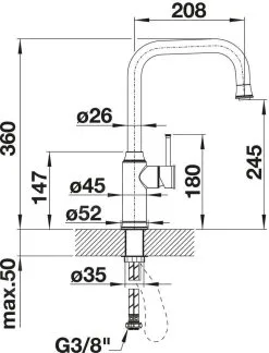 Blanco Livia S - Miscelatore Da Lavello Con Bocca Di Erogazione Estraibile, Cromo 521288 -Vendite Accessori per Cucina ea44865271711a79e5257729