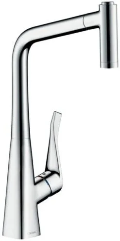 Hansgrohe M71 - Miscelatore Da Lavello M7116-H320 Con Doccetta Estraibile, SBOX, Cromato 73801000