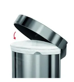 Simplehuman Pattumiere - Pattumiera 45 L, Acciaio Inox Spazzolato CW2030 -Vendite Accessori per Cucina eb2ded9a5babe06ec3180bb2