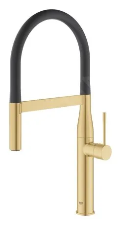 Grohe Essence - Miscelatore Da Lavello Con Braccio Di Erogazione Flessibile, Cool Sunrise Spazzolato 30294GN0 -Vendite Accessori per Cucina ec551d39ede57496ae313951