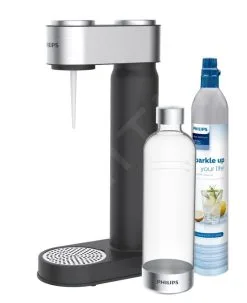 Philips GoZero - Soda Maker Viva Con Accessori, Nero ADD4902BK/10