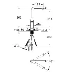 Grohe Essence SmartControl - Miscelatore Da Lavello Con Erogatore Estraibile, SmartControl, Hard Graphite 31615A00 -Vendite Accessori per Cucina f056749c79d190336f443be2 1