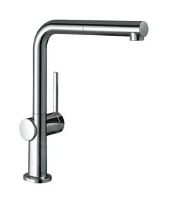 Hansgrohe M54 - Miscelatore Da Lavello Talis Con Bocca Di Erogazione Estraibile, EcoSmart, Cromo 72845000