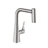 Hansgrohe M71 - Miscelatore Da Lavello M7116-H220 Con Doccetta Estraibile, SBOX, Simil Inox 73800800