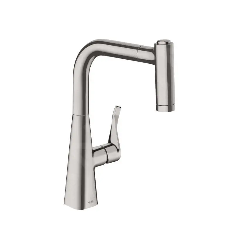 Hansgrohe M71 - Miscelatore Da Lavello M7116-H220 Con Doccetta Estraibile, SBOX, Simil Inox 73800800 1 Hansgrohe M71 - Miscelatore Da Lavello M7116-H220 Con Doccetta Estraibile, SBOX, Simil Inox 73800800