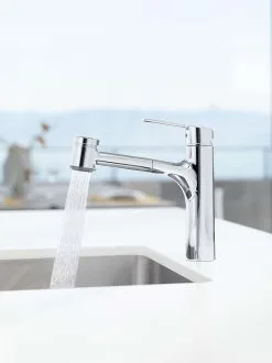 Hansa Ronda - Miscelatore Monocomando Per Lavello Con Erogatore Estraibile, Cromato 03382273 -Vendite Accessori per Cucina f7448b83698c476c132f701a