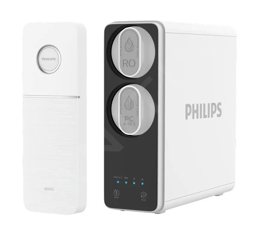 Philips Filtraggio - Dispositivo Di Filtraggio Sottolavello, 2 Filtri A Osmosi Inversa, Capacità 2,1 L/min, Compreso Miscelatore Smart AUT7006/10 3 Philips Filtraggio - Dispositivo Di Filtraggio Sottolavello, 2 Filtri A Osmosi Inversa, Capacità 2,1 L/min, Compreso Miscelatore Smart AUT7006/10 - immagine 3