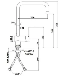 Paffoni Ringo - Miscelatore Da Lavello, Nero Opaco RIN980NO -Vendite Accessori per Cucina f892e40c3275b250612fca9d