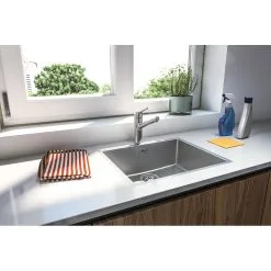 Franke Taros Neo - Miscelatore Da Lavello FC 6381.501, Acciaio Inox 115.0596.381 -Vendite Accessori per Cucina faf3ce162a35a7907dd22d58